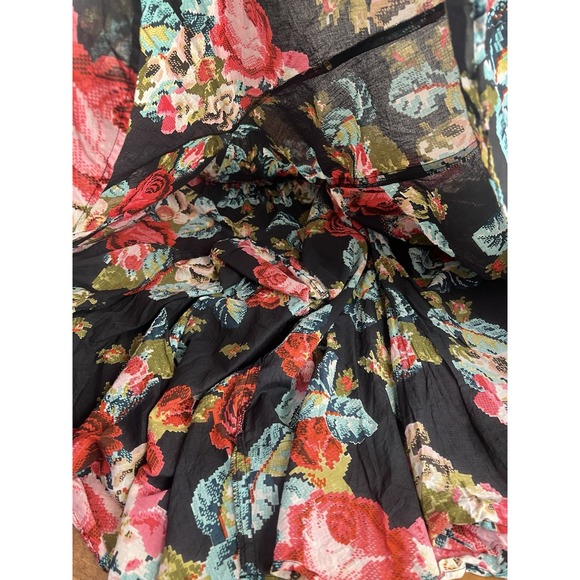 Grace Elements Sz XL Women's Floral 100% Cotton Long Flowing Silhouette Skirt - Picture 11 of 11